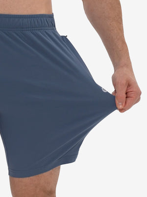 Pantalones Cortos Transpirables de Running con 4 Bolsillos con Cremallera