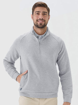 Textured Heather Cozy Quarter Zip