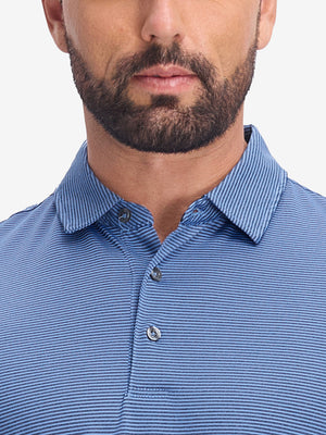 Polos de golf a rayas, cómodos y transpirables