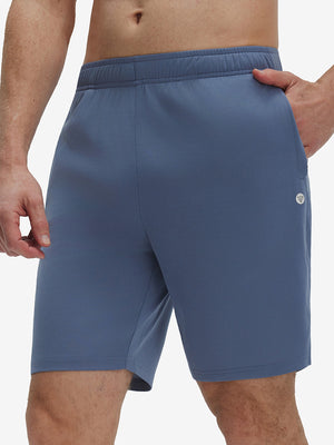 Pantalones Cortos Transpirables de Running con 4 Bolsillos con Cremallera