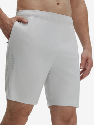 Pantalones Cortos Transpirables de Running con 4 Bolsillos con Cremallera