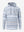 Front 3D view of youth full print hoodies pullover showing detailed fabric and fit, christmas snowflake.