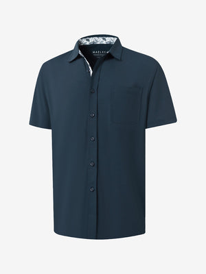 Cool Print Plain Button Up Shirts
