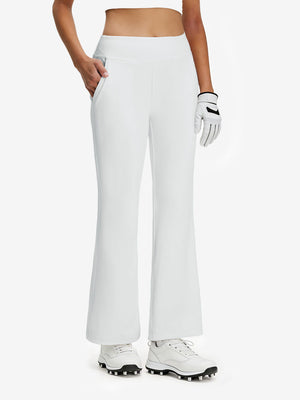 Women's High Waist Stretch Golf Pants with Pockets