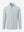 Front 3D view of Fleece lined golf quarter zip in grey mist with structugrey mist design