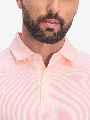 Polos de golf a rayas, cómodos y transpirables