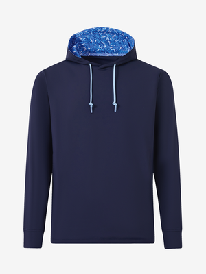 Soft Stretchy Hoodies with Inner Print Hood