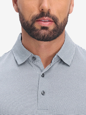 Polos de golf a rayas, cómodos y transpirables