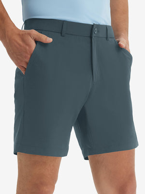Stretch Soft Flat Front Dress Golf Shorts