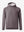 Front 3D view of warm fleece golf hoodies pullover in dark red, showing full garment design.