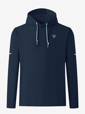 Sudadera polar casual de cuello redondo con capucha