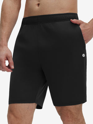Pantalones Cortos Transpirables de Running con 4 Bolsillos con Cremallera
