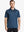 Front half-body view of male model in the Blue Everyday Classic Solid Polo, standing still