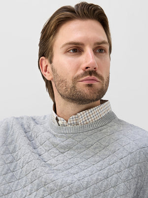 100% Cotton Knit Crew Neck Sweater
