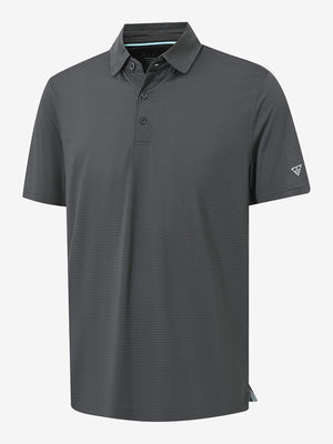 Polos de golf a rayas, cómodos y transpirables