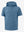 3D rendering of grey blue water-resistant short sleeve q-zip hoodie for boys