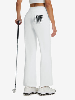 Women's High Waist Stretch Golf Pants with Pockets