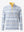 3D front view of the full print quarter zip pullover in christmas snowflake, showcasing bold and modern style.