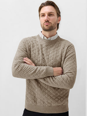 100% Cotton Knit Crew Neck Sweater