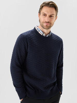 100% Cotton Knit Crew Neck Sweater