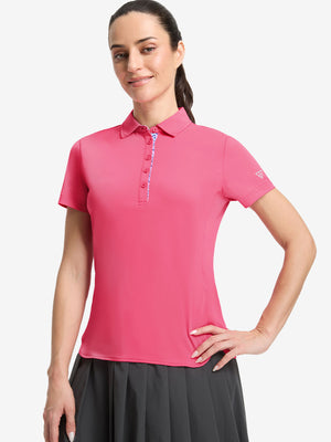 Women’s 5 Buttons Collared Polo Shirts