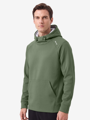 Athletic Casual Hoodie with Kangaroo Pocket