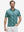 Male model front upper body wearing Performance quick dry print golf polos, sleek navy green floral look