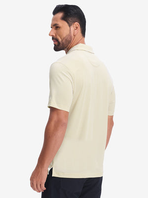 Polos de golf a rayas, cómodos y transpirables