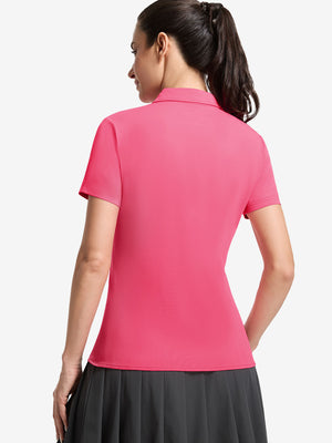 Women’s 5 Buttons Collared Polo Shirts
