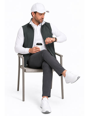 Quick-Drying Jacket Vest with Zipper Pocket