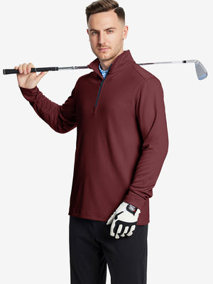 Moisture Wicking Quarter Zip Pullover