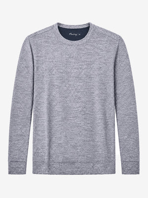Micro-Fleece Lining Lightweight Heather Sweatshirt