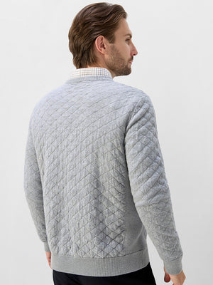 100% Cotton Knit Crew Neck Sweater