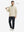 Lightweight casual fleece jacket with 5 pockets, light khaki, full body golf scenes with clubs