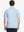 Back view of MAELREG Men's Performance Jersey Print Polo in Blue Dinosaur – athletic fit