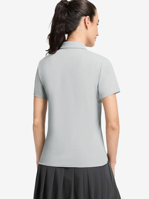 Women’s 5 Buttons Collared Polo Shirts