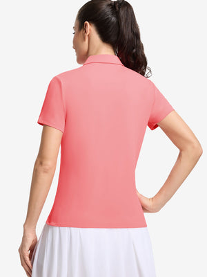 Women’s 5 Buttons Collared Polo Shirts