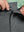 DARK GREY 9 Inch Heather Performance Golf Shorts close-up of waistband and button detail