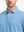 BLUE WHITE Your Favorite Jacquard Polo front view from nose to chest of model