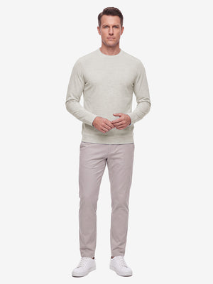 Micro-Fleece Lining Lightweight Heather Sweatshirt