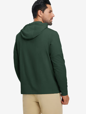 Sudadera polar casual de cuello redondo con capucha