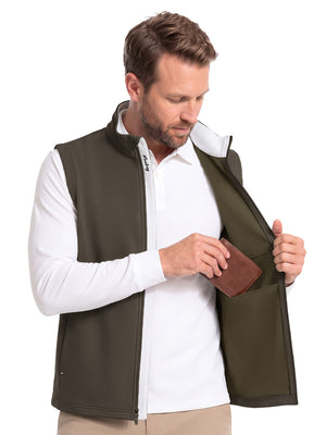 Quick-Drying Jacket Vest with Zipper Pocket