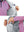 Close-up detail showing phone in the pocket of sleeveless softshell fleece outdoor vests with 6 pockets in light gray