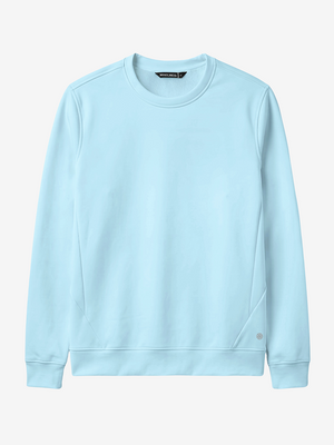 Ultra-Comfort Velour Lining Crew-Neck Sweatshirts
