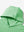 Hood detail of the light green dry fit stretchy sweatshirts hoodie, showing smooth fabric and neat seams.