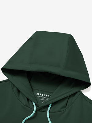 Sudadera polar casual de cuello redondo con capucha