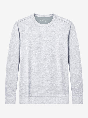Micro-Fleece Lining Lightweight Heather Sweatshirt