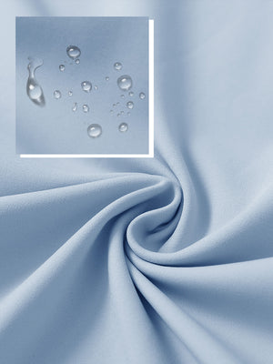 Chaqueta forrada de felpa elástica resistente al agua para mujer