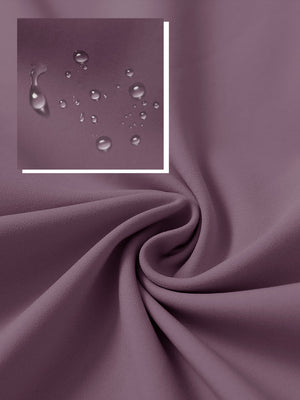 Chaqueta forrada de felpa elástica resistente al agua para mujer