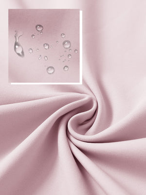 Chaqueta forrada de felpa elástica resistente al agua para mujer